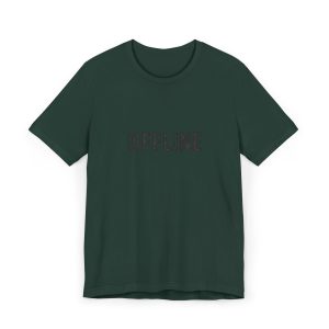 offline: muted — bold microtype tee