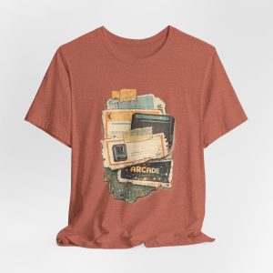 memory collage: found console scraps